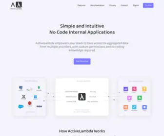 Activelambda.com(A Better Way to Build Internal Apps) Screenshot