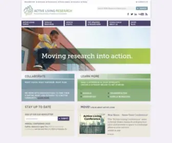 Activelivingresearch.org(Active Living Research) Screenshot