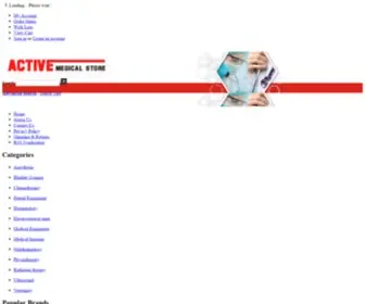 Activemedicalstore.com(Best Medical Supplier l Active Medical Store) Screenshot