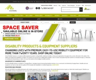 Activemobility.com.au(Disability Products & Equipment Suppliers) Screenshot