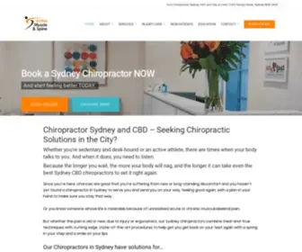 Activemuscleandspine.com.au(Chiropractor Sydney CBD) Screenshot