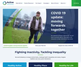 Activeoxfordshire.org(Active Oxfordshire) Screenshot