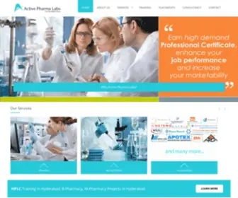 Activepharmalabs.com(Active Pharma Labs) Screenshot