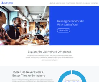 Activepuredirect.com(ActivePure Technology) Screenshot