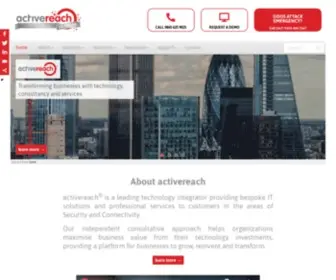 Activereach.net(Leading UK Technology Integrator) Screenshot