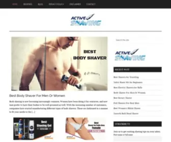 Activeshaving.com(Active Shaving) Screenshot