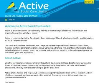 Activesocialcare.com(Activesocialcare) Screenshot
