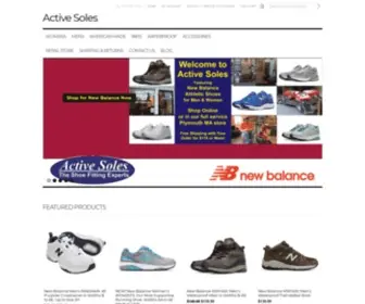 Activesoles.com(Active Soles Plymouth) Screenshot