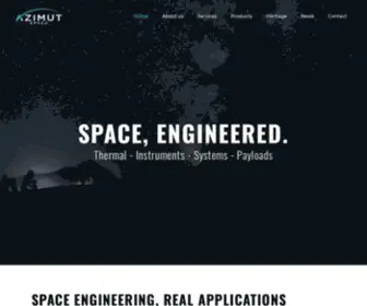 Activespacetech.eu(Azimut Space) Screenshot