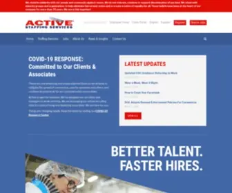 Activestaffing.com(Light Industrial Staffing) Screenshot