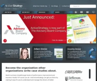 Activestrategy.com(Performance Management Software & Consulting) Screenshot