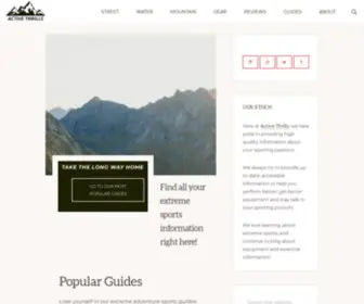 Activethrills.com(Active Thrills) Screenshot