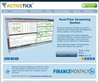 Activetick.com(Streaming Real) Screenshot