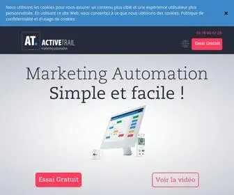 Activetrail.fr(Marketing Automation ActiveTrail) Screenshot