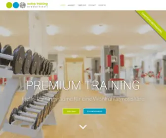 Activetraining.ch(DAS Trainingscenter in Niederhasli) Screenshot