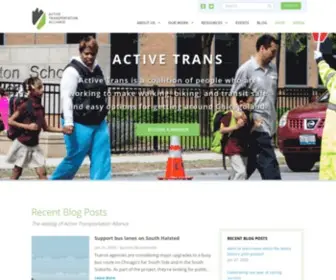 Activetrans.org(Active Transportation Alliance) Screenshot