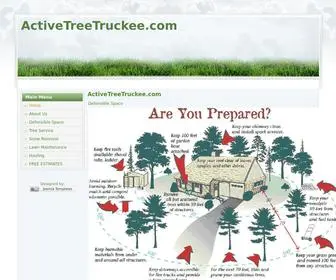 Activetreetruckee.com(Defensible space specialists servicing Truckee and Lake Tahoe. Tree service) Screenshot