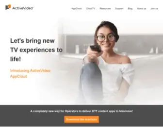 Activevideo.com(Virtualizing STB Functions) Screenshot