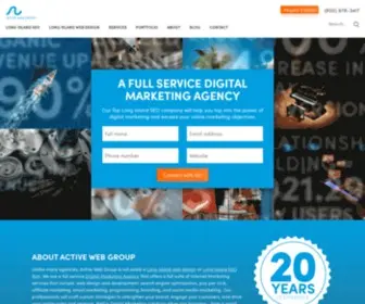 Activewebgroup.com(Top Long Island SEO & Web Design Agency) Screenshot