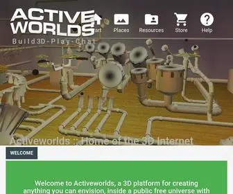 Activeworlds.com(Home of the 3D Internet since 1995) Screenshot