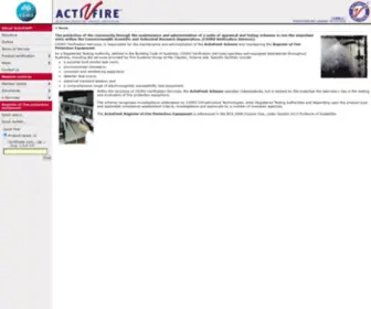 ActivFire.gov.au(ActivFire Scheme) Screenshot