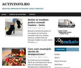 Activinfo.ro(Director de articole) Screenshot