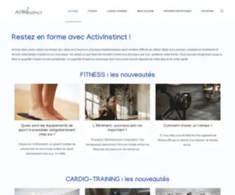 Activinstinct.fr(Blog Fitness) Screenshot