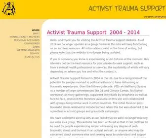 Activist-Trauma.net(Activist Trauma Support) Screenshot