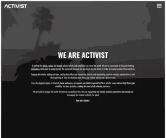 Activist.co(Activist Artists Management) Screenshot