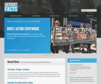 Activistfacts.com(Activist Facts) Screenshot