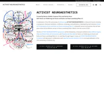 Activistneuroaesthetics.art(ACTIVIST NEUROAESTHETICS) Screenshot