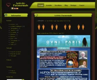Activite-Paranormale.net(Activité) Screenshot