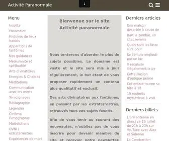 Activiteparanormale.com(Activité) Screenshot