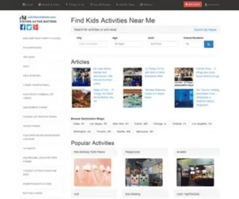 Activitieschildren.com(Find Kids Activities Near Me) Screenshot