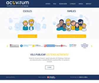 Activitum.cat(Totes les propostes educatives per a escoles i families) Screenshot