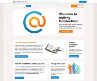Activityconnection.com(Activity Connection) Screenshot