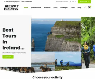 Activitydays.ie(353 873306306 team@ Guided Activity with the best local expert guides in Ireland) Screenshot