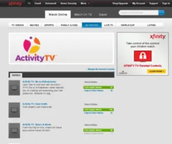 Activitytv.com(Watch TV Show Networks) Screenshot