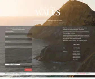 Activitywales.com(Activity Wales Events) Screenshot