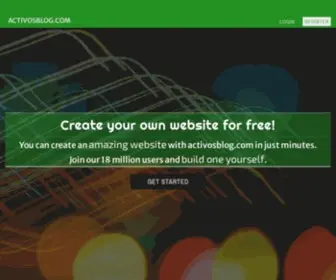 Activosblog.com(Free website builder) Screenshot