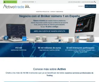 Activotrade.com(Activotrade Valores) Screenshot