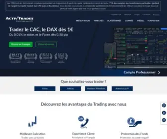 Activtrades.fr(Tradez Forex) Screenshot