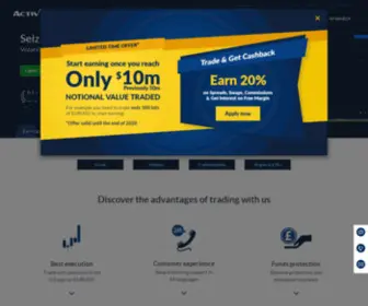 Activtrades.nl(Forex and CFD Online Trading) Screenshot