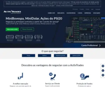 Activtrades.pt(Descubra as vantagens de negociar com a ActivTrades) Screenshot