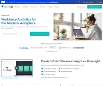 Activtrak.com(Workforce Analytics for Productivity Management) Screenshot