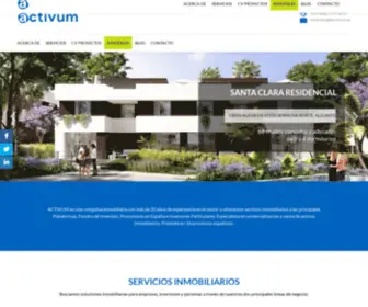 Activum.es(Activum Real Estate Consulting) Screenshot