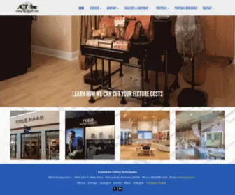 Actky.com(Automated Cutting Technologies) Screenshot