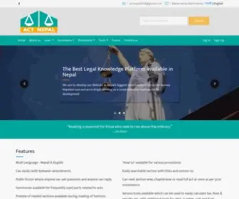 Actnepal.com(Act Nepal) Screenshot