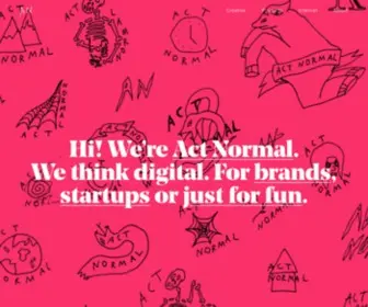 Actnormal.co(Act Normal) Screenshot
