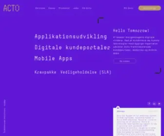 Acto.dk(Tomorrow's solutions) Screenshot